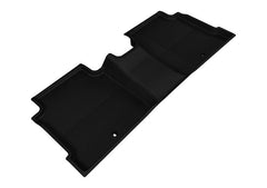 Hyundai, Kia Floor Mat Set - Rear - Black Patch Performance - 3DMAL1HY05121509