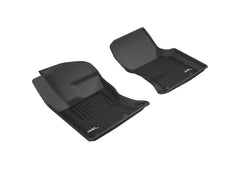 Jaguar, Land Rover Floor Mat Set - Front - Black Patch Performance - 3DMAL1JG01211509