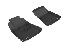 Lexus (RWD) Floor Mat Set - Front - Black Patch Performance - 3DMAL1LX00611509