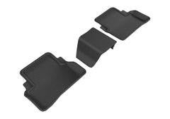 Mercedes-Benz Floor Mat Set - Rear - Black Patch Performance - 3DMAL1MB08821509