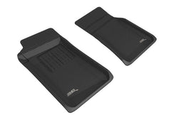 90-05 Mazda Miata Floor Mat Set - Front - Black Patch Performance - 3DMAL1MZ07711509