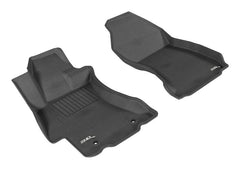 Subaru Floor Mat Set - Front - Black Patch Performance - 3DMAL1SB00811509