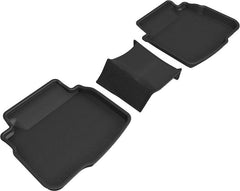 Subaru Floor Mat Set - Rear - Black Patch Performance - 3DMAL1SB02821509
