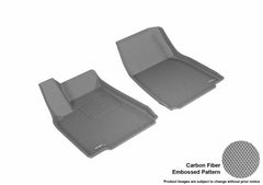 16-21 Tesla X Floor Mat Set - Front - Black Patch Performance - 3DMAL1TL00111501