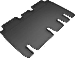 16-21 Tesla X Floor Mat Set - Rear - Black Patch Performance - 3DMAL1TL01121509