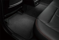21 - 23 Tesla Y Floor Mat Set - Front and Rear - Black Patch Performance - 3DMAL1TL02704709