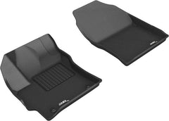 19 - 22 Toyota Corolla Floor Mat Set - Front - Black Patch Performance - 3DMAL1TY24611509