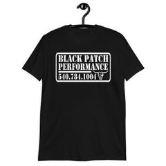 Stencil Style Logo T-Shirt Front Print - Black Patch Performance - 4408392_474