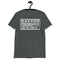 Stencil Style Logo T-Shirt Front Print - Black Patch Performance - 4408392_483