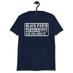 Stencil Style Logo T-Shirt Front Print - Black Patch Performance - 4408392_496