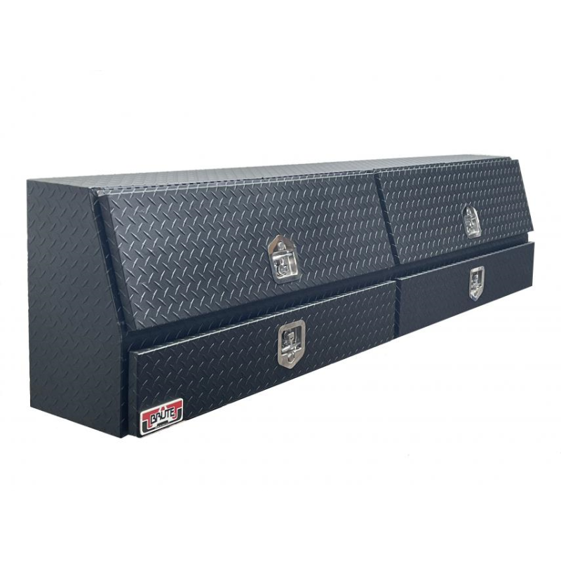 Westin 80-TBS200-96D-BD-BT BRUTE Contractor TopSider Tool Box with Drawers and Doors, 96-Inch | Textured Black