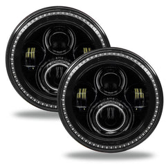 5769J-332 - ORACLE 7 Inch High Powered LED Headlights - Black Bezel - Dynamic ColorSHIFT - Jeep JL/JT - Electrical, Lighting and Body from Black Patch Performance