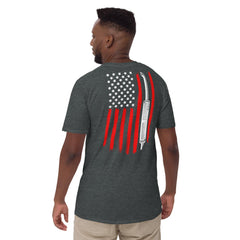 Stack and Flag Shirt with Small Black Patch Logo - Black Patch Performance - 7565235_483