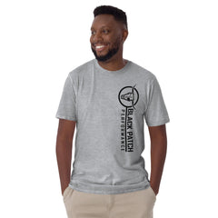 Classic American Car with Flag Shirt - Black Patch Performance - 7734526_473