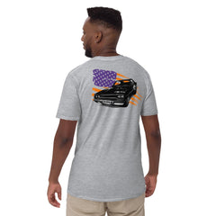 Classic American Car with Flag Shirt - Black Patch Performance - 7734526_503
