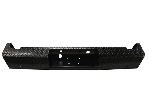 11-14 Chevrolet and GMC 2500/3500 Trail FX Rear Diamond Plate Bumper - BUMPER from Black Patch Performance