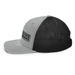 Richardson 112 Stencil Style Logo Hat - Black Thread - Black Patch Performance - 9230915_11421