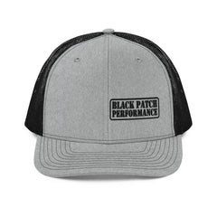 Richardson 112 Stencil Style Logo Hat - Black Thread - Black Patch Performance - 9230915_11421