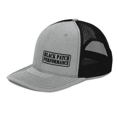 Richardson 112 Stencil Style Logo Hat - Black Thread - Black Patch Performance - 9230915_16713