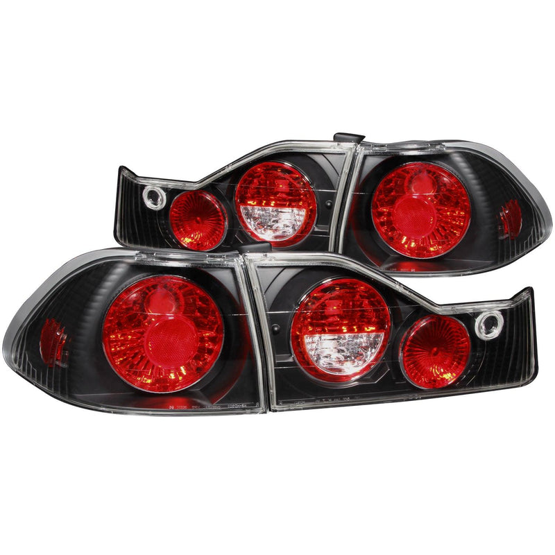 9800 ACCORD 4DR TAILLIGHTS BLACK DRIVER/PASSENGER - TAIL LIGHT SET from Black Patch Performance