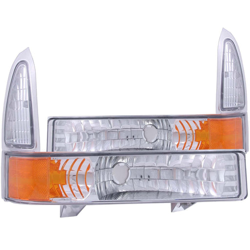 9904 SUPER DUTY/0005 EXCURSION PARKING LIGHTS EURO W/AMBER REFLECTOR - PARKING LIGHT ASSEMBLY from Black Patch Performance