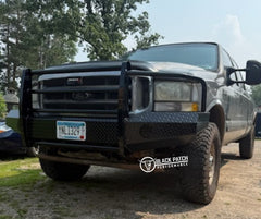 [PRE-ORDER] 99-04 Ford F250/F350 Trail FX Front Diamond Plate Bumper - Made in the USA
