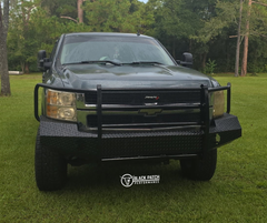 [PRE-ORDER] 07.5-10 Chevrolet 2500/3500 Trail FX Front Diamond Plate Bumper - Made in the USA