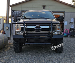 [PRE-ORDER] 17-22 Ford F250/F350 Trail FX Front Diamond Plate Bumper - Made in the USA