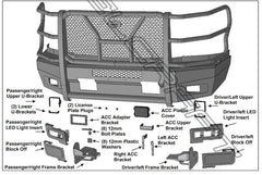 17-22 Ford F250/F350 Steelcraft Elevation Series Textured Black Front Bumper - al6011380cc