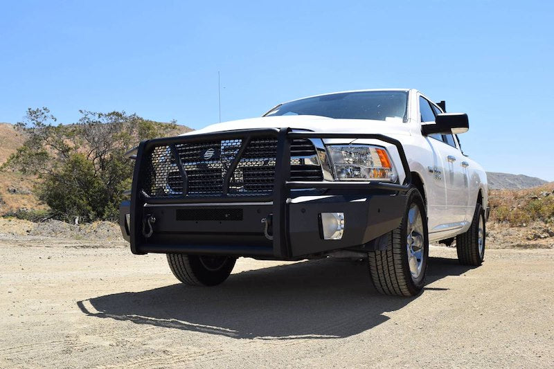 13-18 Ram 1500 & 19-24 Ram 1500 Classic Steelcraft Elevation Series Textured Black Front Bumper - 6012250