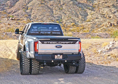 17-26 Ford F250/F350 Steelcraft Fortis Series Textured Black Rear Bumper - 7621380