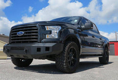 15-17 Ford F150 Steelcraft Fortis Series Textured Black Front Bumper - 7111410