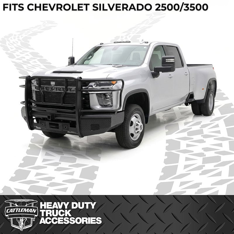 [Scratch & Dent] 20-23 Chevrolet 2500/3500 Cattleman HD Receiver Series Bumper w/ Sensors