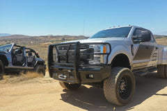 2017-2019 Ford F250/F350 Steelcraft HD Series Gloss Black Front Bumper - HD11380RCCW