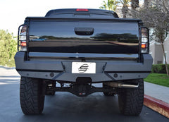 05-15 Toyota Tacoma Steelcraft Elevation Series Textured Black Rear Bumper - 6523370