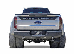 17-26 Ford F250/F350 Steelcraft Fortis Series Textured Black Rear Bumper - 7621380