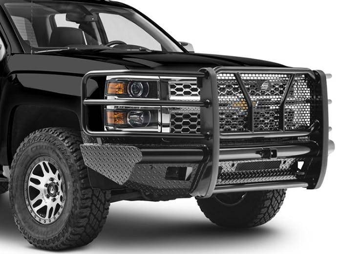 2014-2018 Chevrolet Silverado 1500 Steelcraft HD Series Gloss Black Front Bumper - HD10420R