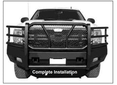 11-14 Chevrolet Silverado 2500/3500 Steelcraft Elevation Series Textured Black Front Bumper - al6010410