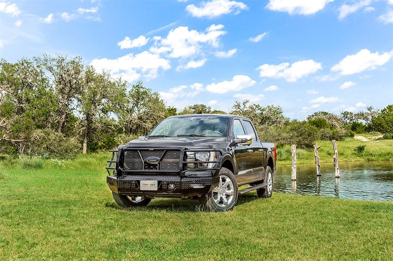 21-23 Ford F150 Frontier Truck Gear Original Series Gloss Black Front Bumper - 300521009