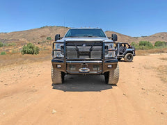 2017-2019 Ford F250/F350 Steelcraft HD Series Gloss Black Front Bumper - HD11380RCCW