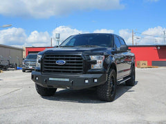 15-17 Ford F150 Steelcraft Fortis Series Textured Black Front Bumper - 7111410