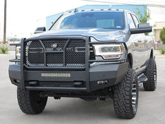 19-24 Ram 2500/3500 Steelcraft Elevation Series Textured Black Front Bumper - 6012280c