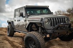 DV8 FDGL-09 2020-2026 Jeep Gladiator JT Armor Fender Flares