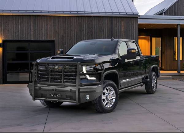 2024-2026 Chevrolet Silverado 2500/3500 Steelcraft HD Series Gloss Black Front Bumper - HD10444RCW