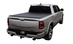 LOMAX PROFESSIONAL SERIES Tonneau Cover for 09-18 Ram 1500 &amp; 19-ON Classic 5' 7" Box w/o RamBox (Blk Diamond) - Black Patch Performance - ACCEB0040019