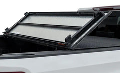 LOMAX PROFESSIONAL SERIES Tonneau Cover for 02-18 Dodge/Ram 1500, 19-ON Classic &amp; 03-18 2500/3500 6' 4" Box (Blk Diamond) - Black Patch Performance - ACCEB0040029