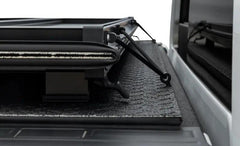 LOMAX PROFESSIONAL SERIES Tonneau Cover for 02-18 Dodge/Ram 1500, 19-ON Classic &amp; 03-18 2500/3500 6' 4" Box (Blk Diamond) - Black Patch Performance - ACCEB0040029
