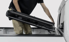 LOMAX FOLDING HARD COVER Tonneau Cover for 19-ON Ford Ranger 6' Box (Black) - Black Patch Performance - ACCEB1010069