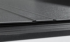 LOMAX FOLDING HARD COVER Tonneau Cover for 09-18 Ram 1500 &amp; 19-ON Classic 5' 7" Box w/o RamBox (Black) - Black Patch Performance - ACCEB1040019