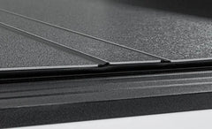 LOMAX FOLDING HARD COVER Tonneau Cover for 09-18 Ram 1500 &amp; 19-ON Classic 5' 7" Box w/o RamBox (Black) - Black Patch Performance - ACCEB1040019